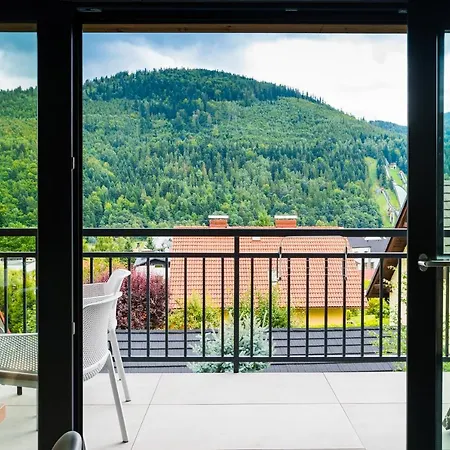 דירה Szczyrkowskie & Fun 12 - Z Widokiem Na Gory - Sauna I Jacuzzi שצ'צ'ירק